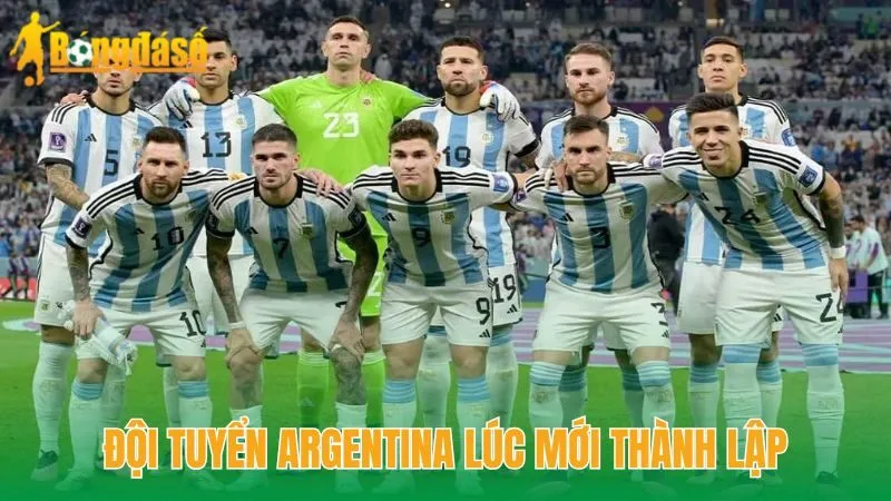Đội tuyển Argentina lúc mới thành lập